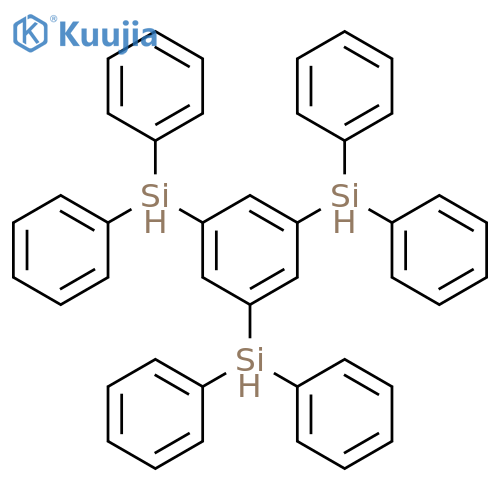 Silane, 1,3,5-benzenetriyltris[diphenyl- structure