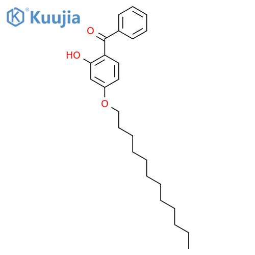 4-dodecyloxy-2-hydroxybenzophenone structure