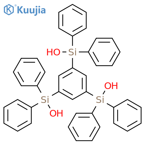 Silanol, 1,3,5-benzenetriyltris[diphenyl- structure
