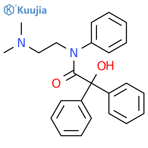 Benzeneacetamide,N-[2-(dimethylamino)ethyl]-a-hydroxy-N,a-diphenyl- structure