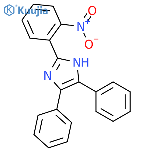 1H-Imidazole,2-(2-nitrophenyl)-4,5-diphenyl- structure