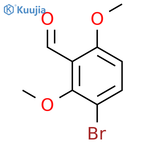 3-Bromo-2,6-dimethoxybenzaldehyde structure