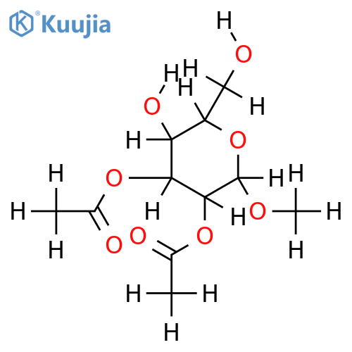 2,3-Di-Ac-Methyl beta-D-glucopyranoside structure