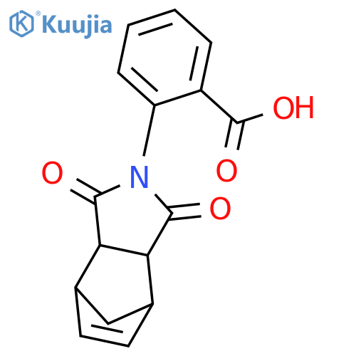 2-{3,5-dioxo-4-azatricyclo5.2.1.0^{2,6}dec-8-en-4-yl}benzoic acid structure