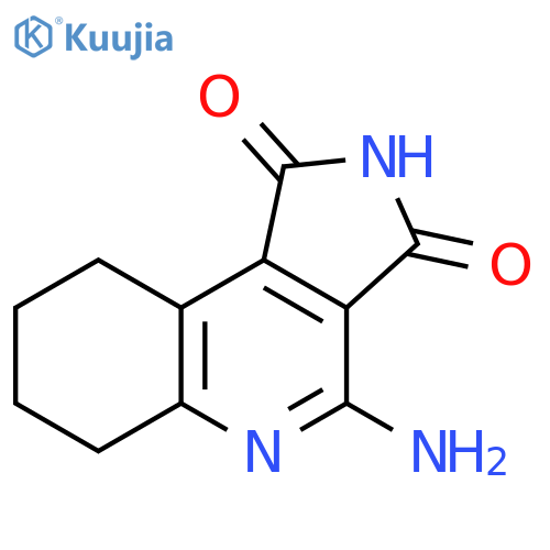 1H-Pyrrolo[3,4-c]quinoline-1,3(2H)-dione, 4-amino-6,7,8,9-tetrahydro- structure
