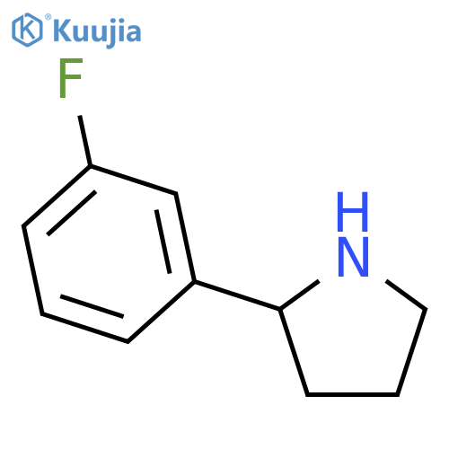 2-(3-Fluorophenyl)pyrrolidine structure