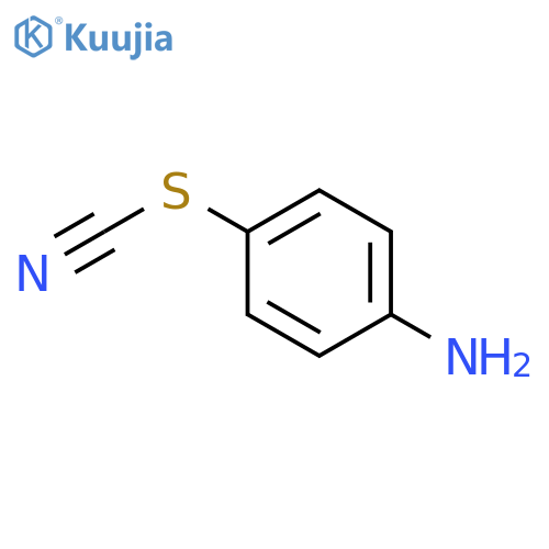 (4-aminophenyl)sulfanylformonitrile structure