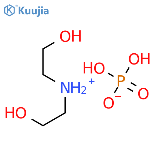 bis(2-hydroxyethyl)ammonium dihydrogen phosphate structure