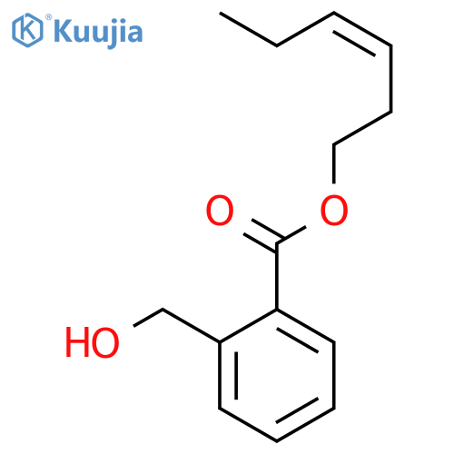 Benzoic acid, 2-(hydroxymethyl)-, (3Z)-3-hexenyl ester structure