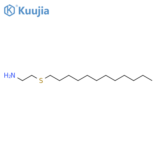 Ethanamine, 2-(dodecylthio)- structure