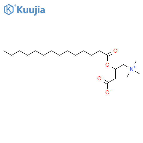 Myristoylcarnitine structure