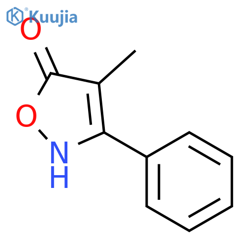 5(2H)-Isoxazolone, 4-methyl-3-phenyl- structure