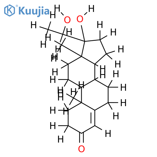 (17alphaOH,20R)-17,20-Dihydroxypregn-4-en-3-one structure