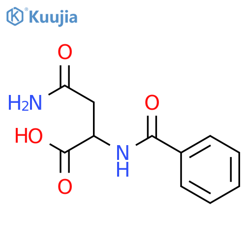 N~2~-(Phenylcarbonyl)asparagine structure