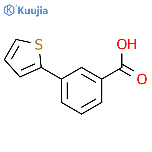 3-(Thiophen-2-yl)benzoic acid structure