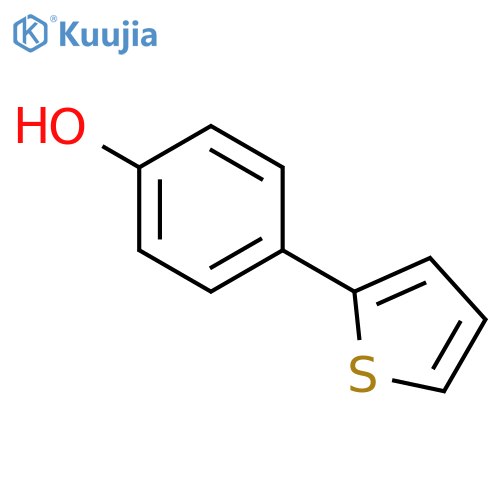 4-(Thiophen-2-yl)phenol structure