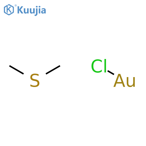 Chloro(dimethylsulfide)gold(I) structure