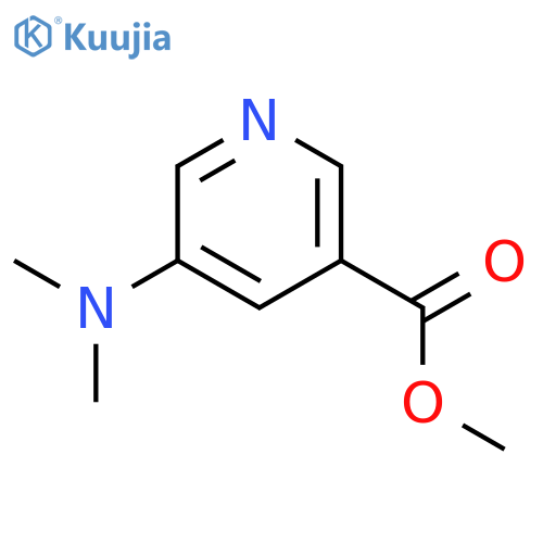 Methyl 5-(dimethylamino)nicotinate structure