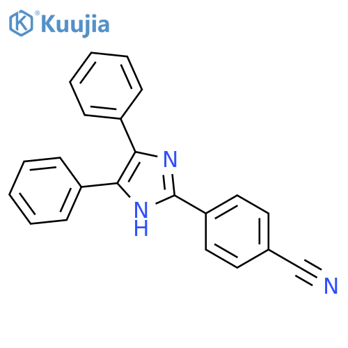 4-(4,5-Diphenyl-1H-imidazol-2-yl)benzonitrile structure