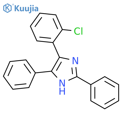 1H-Imidazole, 4-(2-chlorophenyl)-2,5-diphenyl- structure