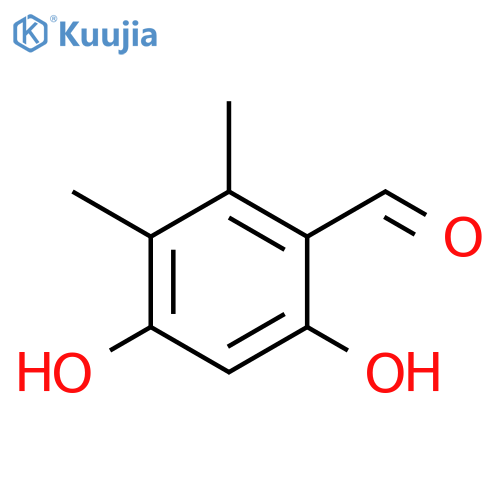 Benzaldehyde,4,6-dihydroxy-2,3-dimethyl- structure