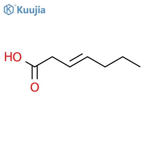 3-Heptenoic acid structure