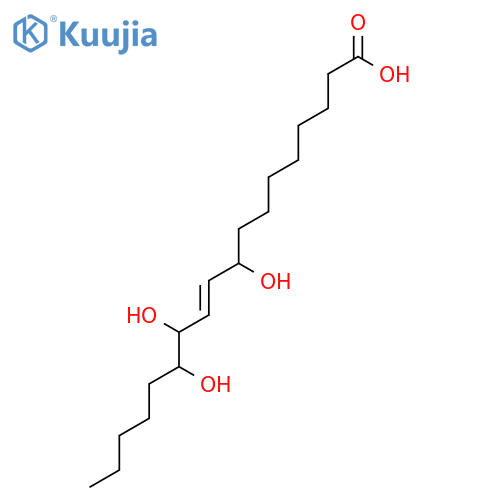 10-Octadecenoic acid,9,12,13-trihydroxy- structure