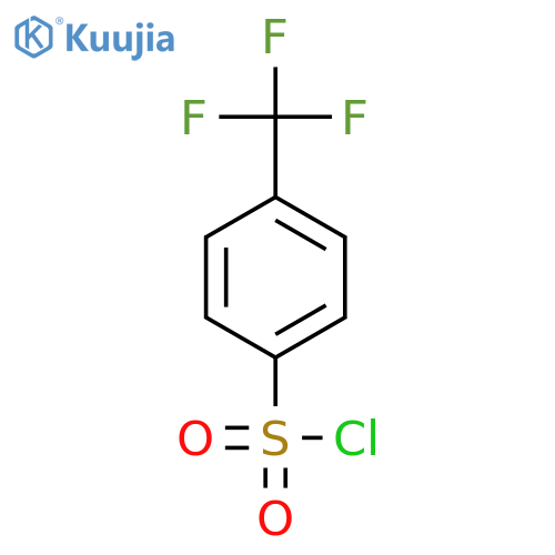4-(Trifluoromethyl)benzenesulfonyl chloride structure