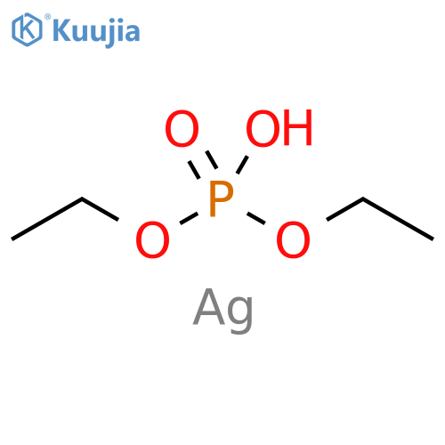 Phosphoric acid, diethyl ester, silver(1+) salt structure