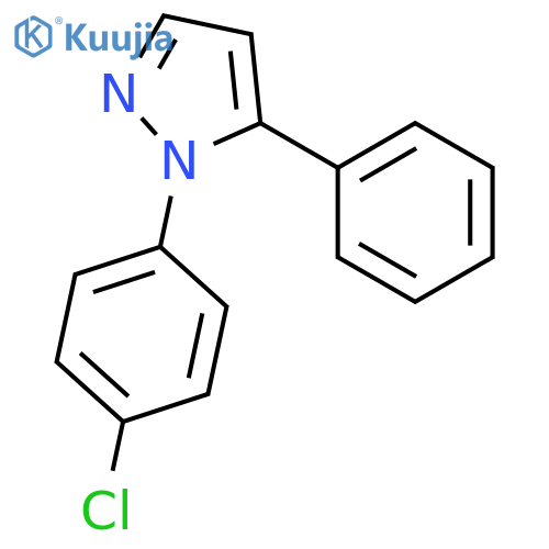 1-(4-Chlorophenyl)-5-phenyl-1H-pyrazole structure