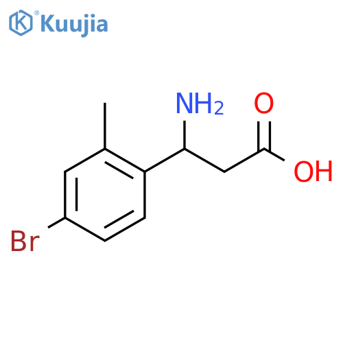 3-(4-Bromo-2-methylphenyl)-β-alanine structure