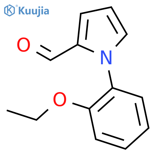 1-(2-ethoxyphenyl)-1H-pyrrole-2-carbaldehyde structure