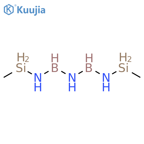 Boranediamine, N-(methylsilyl)-N'-[[(methylsilyl)amino]boryl]- (9CI) structure