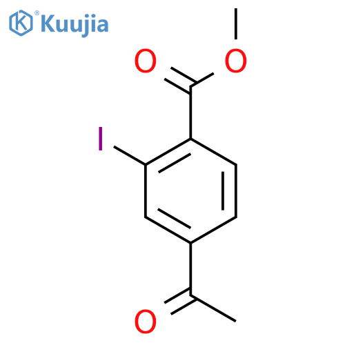 methyl 4-acetyl-2-iodobenzoate structure