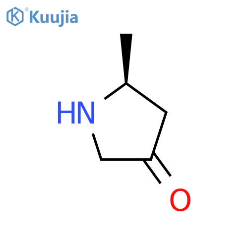 (5S)-5-methylpyrrolidin-3-one structure
