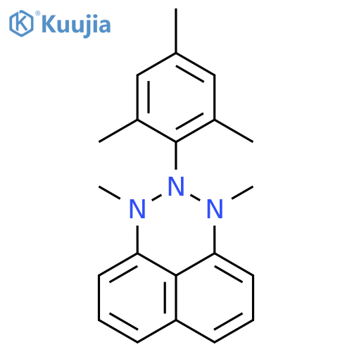 1H-Naphtho[1,8-de]-1,2,3-triazine, 2,3-dihydro-1,3-dimethyl-2-(2,4,6-trimethylphenyl)- structure