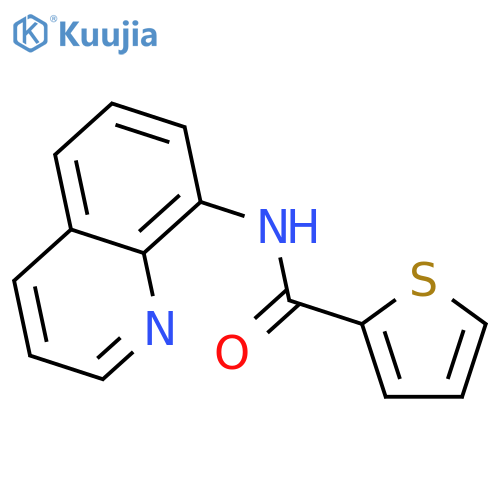 2-Thiophenecarboxamide, N-8-quinolinyl- structure