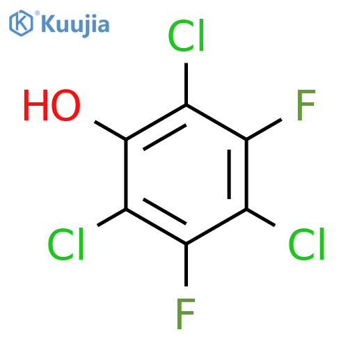 2,4,6-Trichloro-3,5-difluorophenol structure