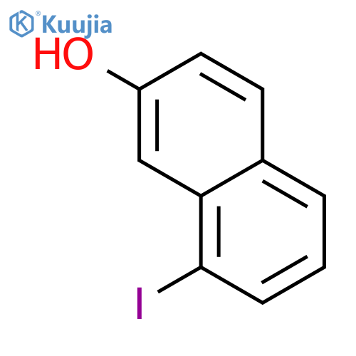 8-Iodo-naphthalen-2-ol structure