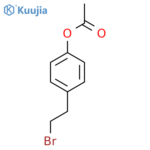 4-(2-Bromoethyl)phenyl acetate structure