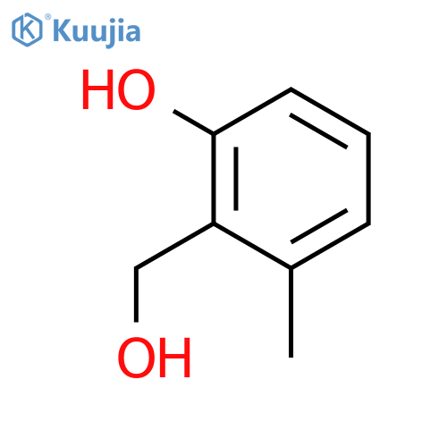 2-(Hydroxymethyl)-3-methylphenol structure