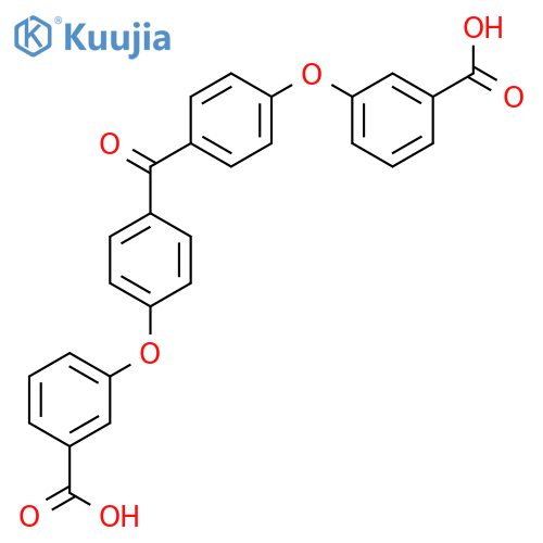 BENZOIC ACID, 3,3'-[CARBONYLBIS(4,1-PHENYLENEOXY)]BIS- structure