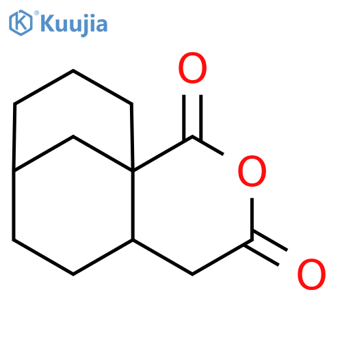 3H-7,10a-Methano-1H-cycloocta[c]pyran-1,3-dione, octahydro- structure