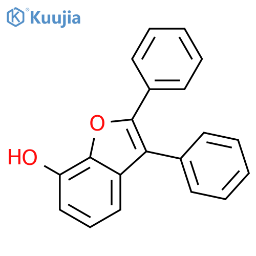 7-Benzofuranol, 2,3-diphenyl- structure