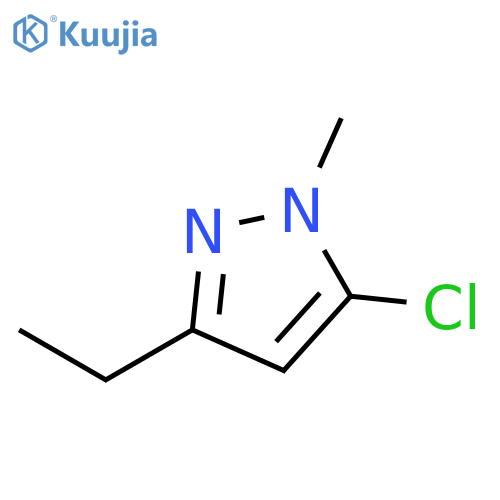 5-chloro-3-ethyl-1-methyl-1H-pyrazole structure