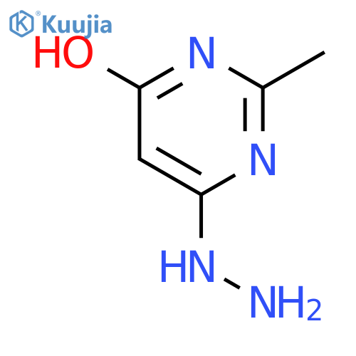 4-Pyrimidinol, 6-hydrazino-2-methyl- (8CI) structure