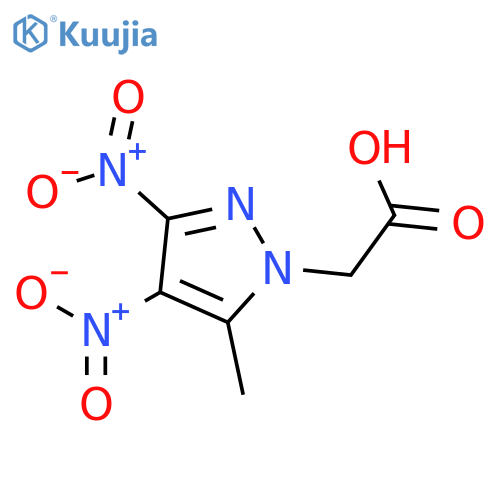 (5-Methyl-3,4-dinitro-1H-pyrazol-1-yl)acetic Acid structure