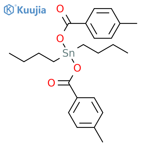 Stannane, dibutylbis[(4-methylbenzoyl)oxy]- structure