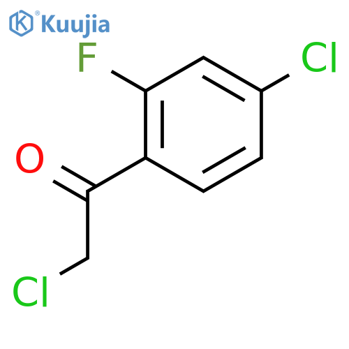 2-chloro-1-(4-chloro-2-fluorophenyl)ethan-1-one structure