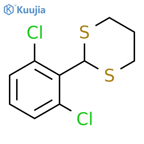 1,3-Dithiane, 2-(2,6-dichlorophenyl)- structure
